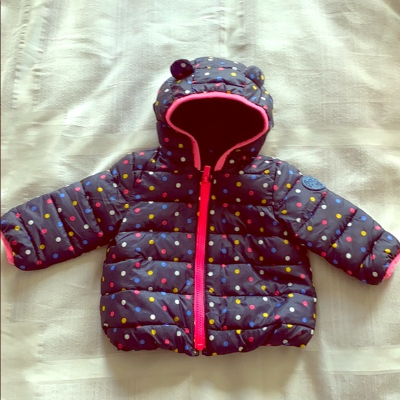 Baby Gap Polka Dot Puffer Jacket - Picture 1 of 5